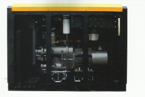 ضاغط هواء مغناطيسي دائم بمرحلتين 200kw IP55 ضاغط هواء ثلاثي الأطوار