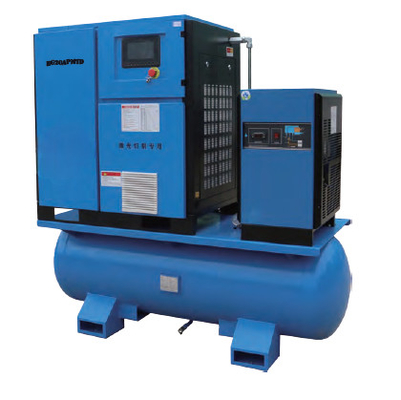 55kw ضاغط هواء متكامل لقطع الليزر بكفاءة عالية 16 بار