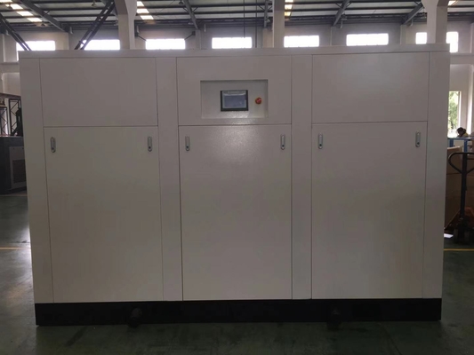 ضاغط هواء مغناطيسي دائم مرحلتين 420HP ضاغط هواء لولبي مزدوج